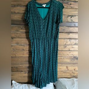 Teal MIDI Dress